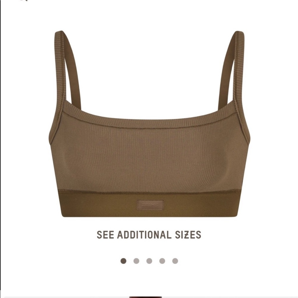 Skims cotton rib bralette